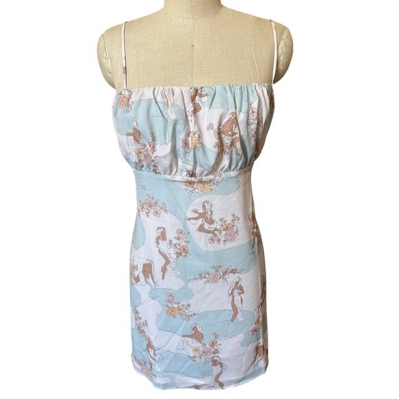 NWT Song of Style Ladies Willow Print Mini Slip Dress Size XXL - Picture 1 of 10